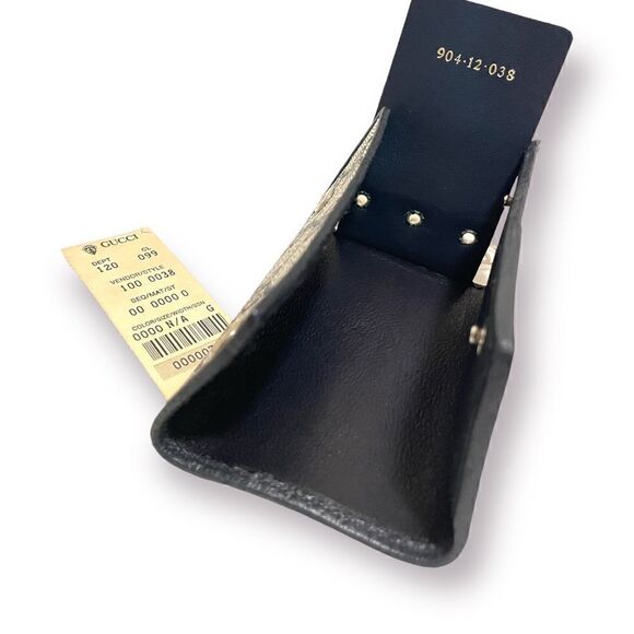 Vintage GUCCI Navy Blue Series 6-Keyring Mini-Wallet Holder with ORIGINAL TAG 😍 - Picture 3 of 11